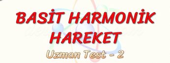 BASİT HARMONİK HAREKET / UZMAN TEST – 2