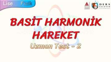 BASİT HARMONİK HAREKET / UZMAN TEST – 2