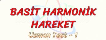 BASİT HARMONİK HAREKET / UZMAN TEST – 1