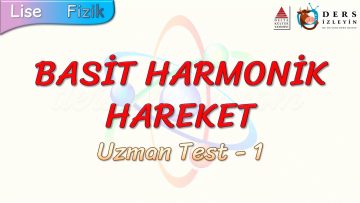BASİT HARMONİK HAREKET / UZMAN TEST – 1