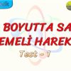 BİR BOYUTTA SABİT İVMELİ HAREKET / YAPRAK TEST – 1
