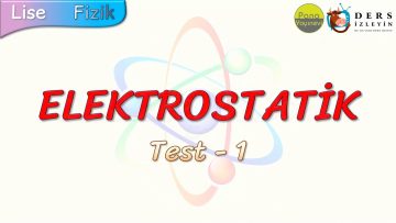 ELEKTROSTATİK / YAPRAK TEST – 1