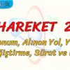 HAREKET – 2 / KONUM, ALINAN YOL, YER DEĞİŞTİRME, SÜRAT VE HIZ