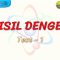 ISIL DENGE / YAPRAK TEST – 1