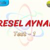 KÜRESEL AYNALAR / YAPRAK TEST – 1