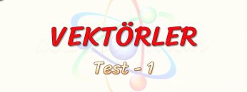 VEKTÖRLER / YAPRAK TEST – 1