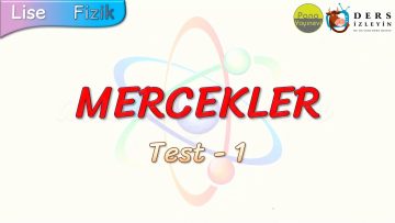 MERCEKLER / YAPRAK TEST – 1