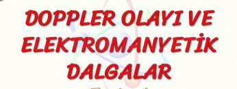 DOPPLER OLAYI VE ELEKTROMANYETİK DALGALAR / YAPRAK TEST – 1