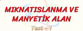 MIKNATISLANMA VE MANYETİK ALAN / YAPRAK TEST – 1