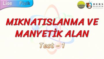 MIKNATISLANMA VE MANYETİK ALAN / YAPRAK TEST – 1