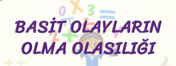 BASİT OLAYLARIN OLMA OLASILIĞI