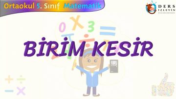 BİRİM KESİR