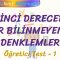 BİRİNCİ DERECEDEN BİR BİLİNMEYENLİ DENKLEMLER / ÖĞRETİCİ TEST – 1