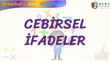 CEBİRSEL İFADELER
