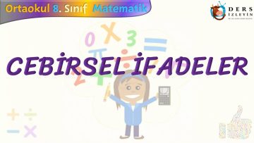 CEBİRSEL İFADELER