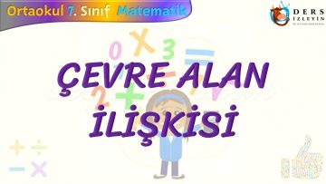 ÇEVRE ALAN İLİŞKİSİ
