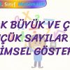 ÇOK BÜYÜK VE ÇOK KÜÇÜK SAYILAR VE BİLİMSEL GÖSTERİM