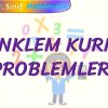 DENKLEM KURMA PROBLEMLERİ