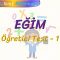 EĞİM / ÖĞRETİCİ TEST – 1