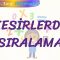 KESİRLERDE SIRALAMA