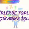 KESİRLERDE TOPLAMA VE ÇIKARMA İŞLEMİ
