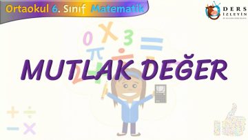 MUTLAK DEĞER