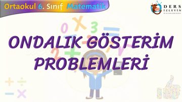 ONDALIK GÖSTERİM PROBLEMLERİ