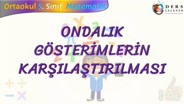 ONDALIK GÖSTERİMLERİN KARŞILAŞTIRILMASI