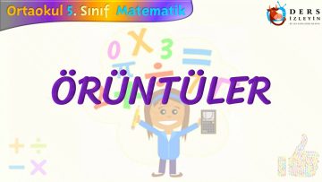 ÖRÜNTÜLER