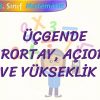 ÜÇGENDE KENARORTAY, AÇIORTAY VE YÜKSEKLİK