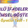ÜSLÜ İFADELERDE BİLİMSEL GÖSTERİM / ÖĞRETİCİ TEST – 1