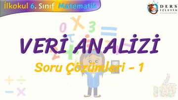 VERİ ANALİZİ / SORU ÇÖZÜMLERİ – 1