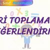 VERİ TOPLAMA VE DEĞERLENDİRME