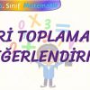 VERİ TOPLAMA VE DEĞERLENDİRME