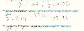 İRRASYONEL VE REEL SAYILAR