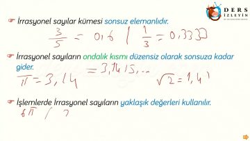 İRRASYONEL VE REEL SAYILAR