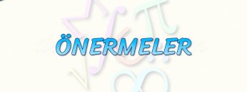 ÖNERMELER