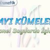 SAYI KÜMELERİ / RASYONEL SAYILARDA İŞLEMLER