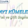 SAYI KÜMELERİ / TEK VE ÇİFT SAYILAR