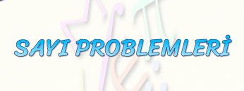 SAYI PROBLEMLERİ
