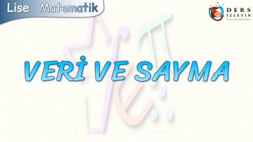 VERİ VE SAYMA