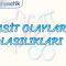 BASİT OLAYLARIN OLASILIKLARI – 1