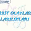 BASİT OLAYLARIN OLASILIKLARI – 1
