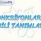 FONKSİYONLARLA İLGİLİ TANIMLAR – 1
