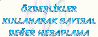 ÖZDEŞLİKLER KULLANARAK SAYISAL DEĞER HESAPLAMA