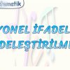 RASYONEL İFADELERİN SADELEŞTİRİLMESİ