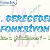 2. DERECEDEN FONKSİYON /SORU ÇÖZÜMLERİ – 1
