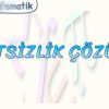 EŞİTSİZLİK ÇÖZÜMÜ