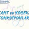 SEKANT VE KOSEKANT FONKSİYONLARI