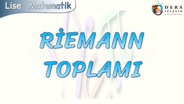 RİEMANN TOPLAMI